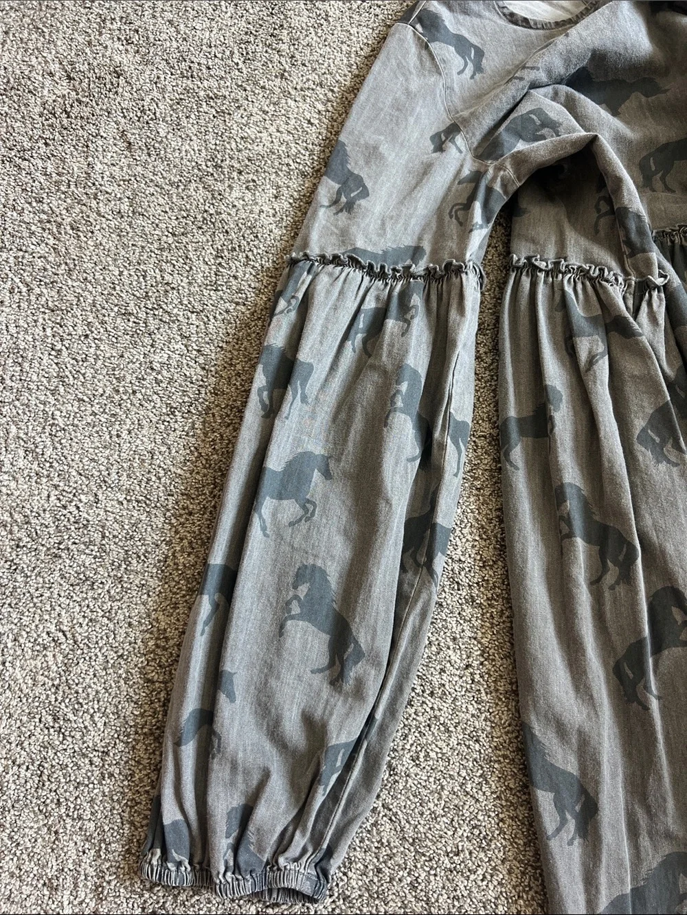 Stella McCartney Kids Gray Crewneck Top/dress